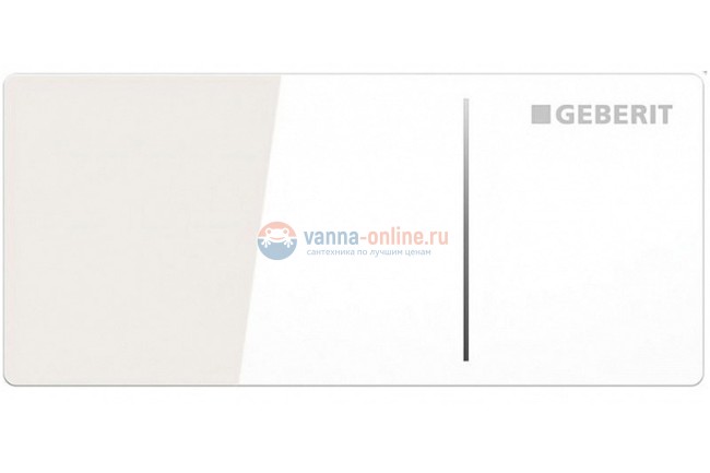 Клавиша смыва Geberit Sigma Type 70 115.630.SI.1, белое стекло