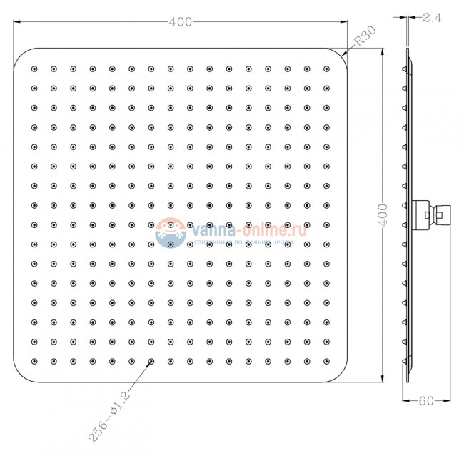 Верхний душ Rav-Slezak KS0003