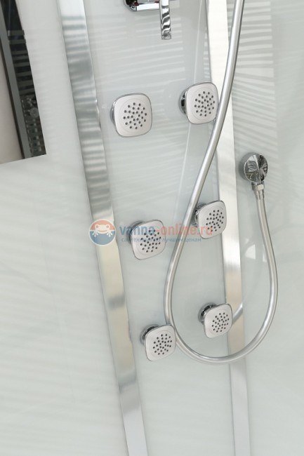 Душевая кабина Black&White Galaxy G5509, 120 x 90 см, гидромассажная