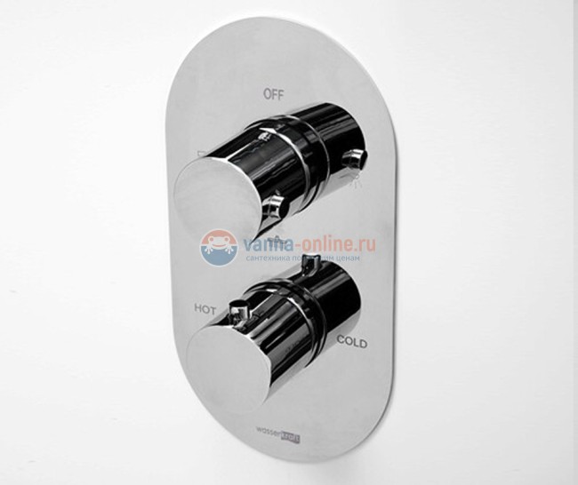 Душевая система WasserKRAFT A174819 Thermo, скрытый монтаж, хром Душевая система WasserKRAFT A174819 Thermo, скрытый монтаж, хром