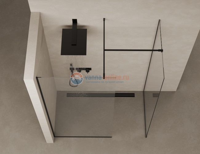 Душевое ограждение для ванн Salini Atrio 220 х 90 см, из материала стекло 21101B