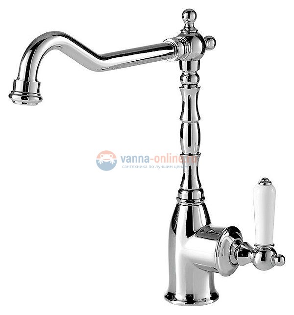 Смеситель Bravat Art River F775109C-1 для кухонной мойки, цвет хром