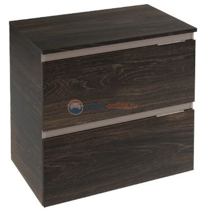 Модуль подвесной Jacob Delafon Soprano 70 см, EB1339-N08-E15, цвет - черное дерево/матовый базальт Модуль подвесной Jacob Delafon Soprano 70 см, EB1339-N08-E15, цвет - черное дерево/матовый базальт