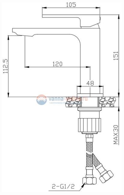 Комплект смесителей Orange Lutz M04-311cr Комплект смесителей Orange Lutz M04-311cr