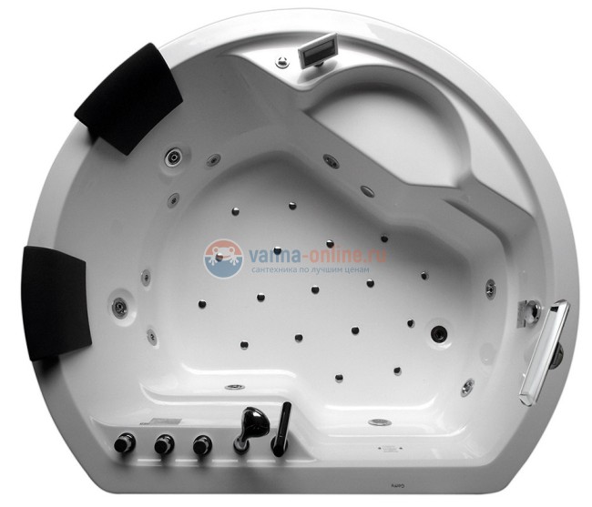 Ванна гидромассажная акриловая Gemy G9053 O, 185 х 162 см Ванна гидромассажная акриловая Gemy G9053 O, 185 х 162 см