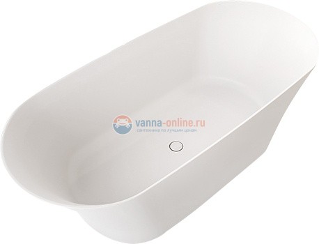Ванна из искусственного камня Riho Barca 170x79 см BS6000500000000, белая Ванна из искусственного камня Riho Barca 170x79 см BS6000500000000, белая