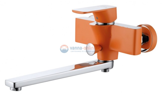 Смеситель D&K Berlin DA1433313 для ванны идуша, оранжевый Смеситель D&K Berlin DA1433313 для ванны идуша, оранжевый
