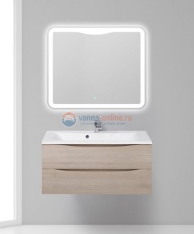 Тумба под раковину BelBagno Marino MARINO-1000-2C-SO-RG-P, 100 х 44,5 х 55 см, Rovere Grigio - светлое дерево