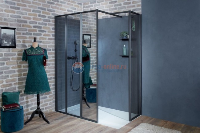Комплект для душевого ограждения Jacob Delafon Nouvelle Vague CE940240-BLV 400 отдельностоящий