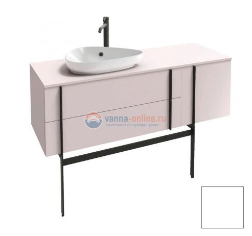 Тумба под раковину Jacob Delafon Nouvelle Vague 145 EB3043RU-N18, 3 ящика, цвет - белый глянцевый