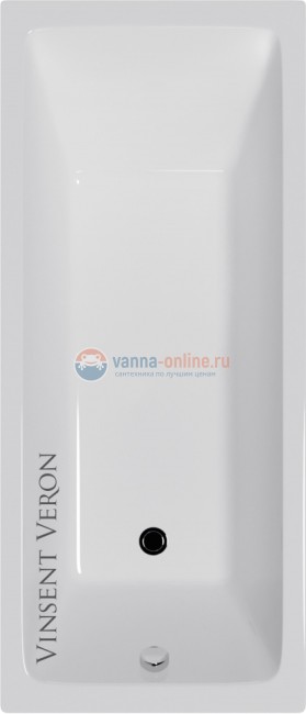 Ванна чугунная Vinsent Veron Square 170x75x45