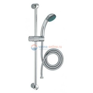 Душевой гарнитур Jacob Delafon Basic 1 E14325-CP, хром, со штангой 75 см Душевой гарнитур Jacob Delafon Basic 1 E14325-CP, хром, со штангой 75 см