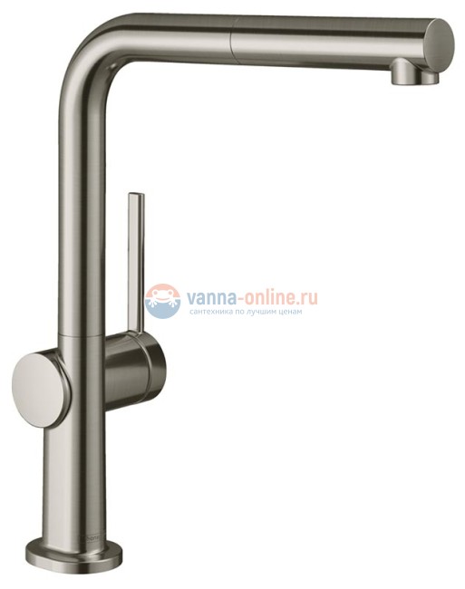 Кухонный смеситель Hansgrohe Talis M54, 72809800, с вытяжным изливом, под сталь