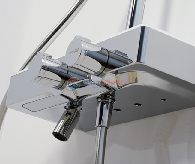 Душевая система WasserKRAFT A11301 Thermo с термостатическим смесителем, хром Душевая система WasserKRAFT A11301 Thermo с термостатическим смесителем, хром