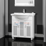 Тумба с раковиной Opadiris ТИБЕТ 75, белый матовый