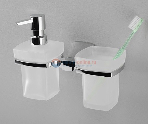 Держатель стакана и дозатора WasserKRAFT Wern 2589 Держатель стакана и дозатора WasserKRAFT Wern 2589