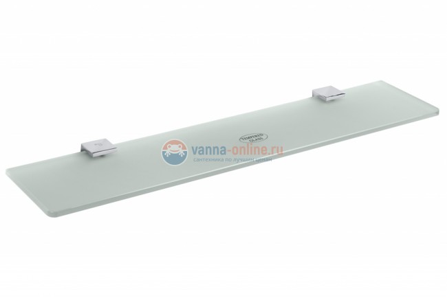 Полка стеклянная Bemeta Via 135002352 50 x 11.8 x 1.9 см, хром