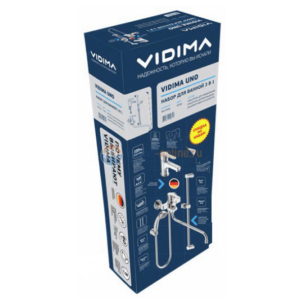 Промо-набор 3 в 1 Vidima Uno Long BA379AA Промо-набор 3 в 1 Vidima Uno Long BA379AA