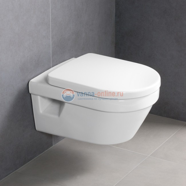 Инсталляция Villeroy&Boch с унитазом Omnia Architectura 5684 H101, сиденье микролифт клавиша хром, комплект Инсталляция Villeroy&Boch с унитазом Omnia Architectura 5684 H101, сиденье микролифт клавиша хром, комплект