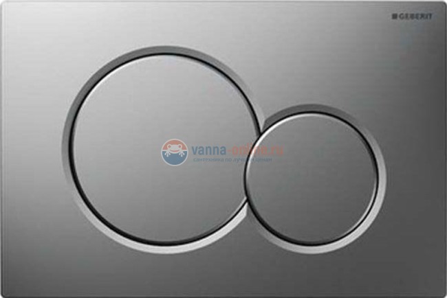Клавиша Geberit Sigma Type 01 115.770.46.5, пластик, матовый хром