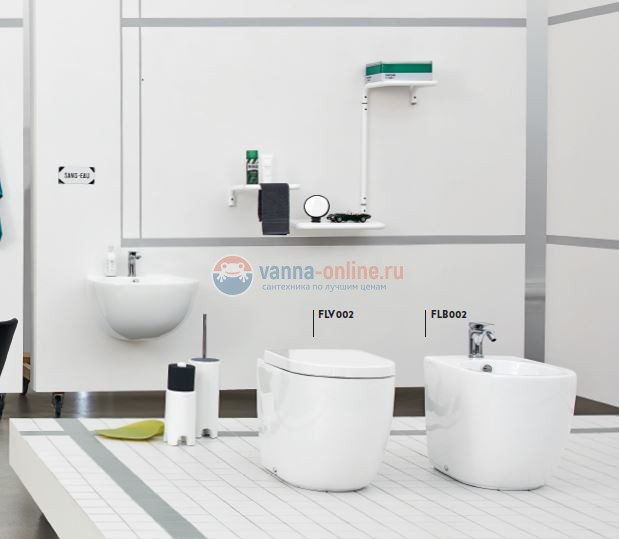 Биде ArtCeram File 2.0 FLB002 05; 00, напольное