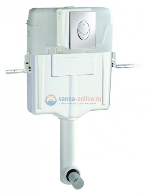 Смывной бачок Grohe Rapid SL 110905/38895 в комплекте с кнопкой и переходниками