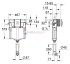 Смывной бачок Grohe Rapid SL 110905/38895 в комплекте с кнопкой и переходниками