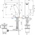 Смеситель для раковины Ideal Standard CERAFINE O BC703XG