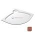 Поддон душевой Cezares Tray TRAY-S-R-100-550-56-TR, 100 х 100 см, терракотовый, из искусственного камня