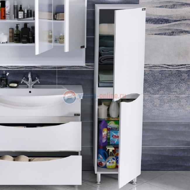 Шкаф-пенал СаНта Сатурн 40 700211, напольный/подвесной