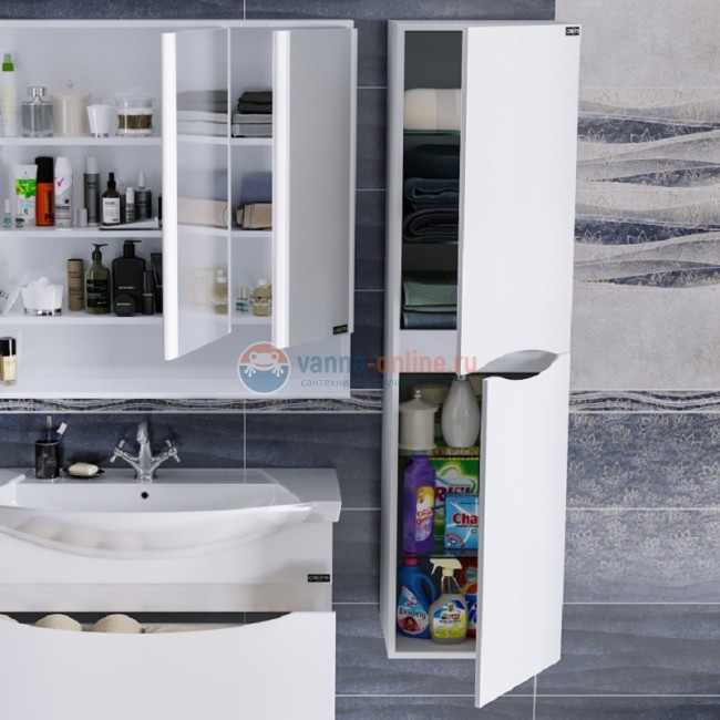 Шкаф-пенал СаНта Сатурн 40 700211, напольный/подвесной