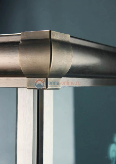 Душевой уголок Cezares GIUBILEO, 100 х 100 х 195 см, стекло прозрачное узорчатое