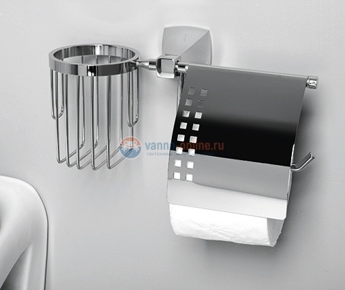 Держатель для туалетной бумаги и освежителя воздуха WasserKRAFT Wern 2559