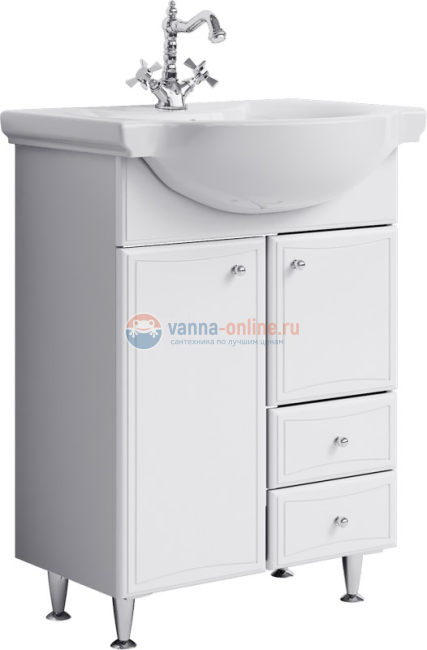 Тумба с раковиной Aqwella Барселона Т6/к 65 см BA0106K