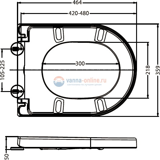 Крышка-сиденье BelBagno Amara BB2002SC SoftClose Крышка-сиденье BelBagno Amara BB2002SC SoftClose