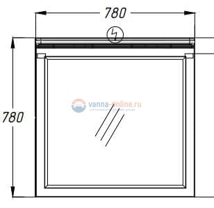 Зеркало Opadiris Мираж 80 Зеркало Opadiris Мираж 80