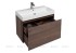 Тумба с раковиной Aquanet Нью-Йорк 85 00203947, цвет орех