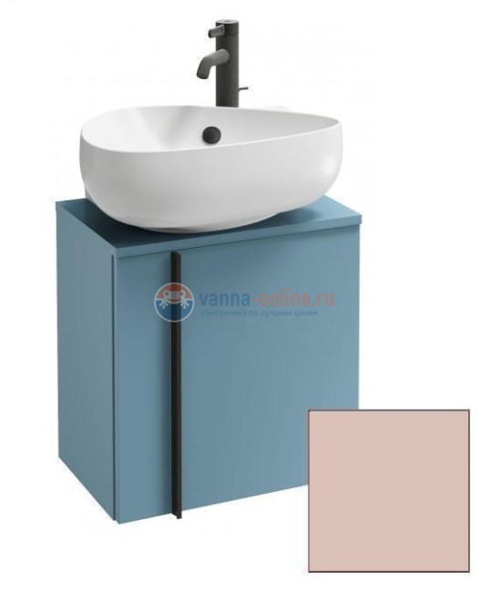 Тумба под раковину Jacob Delafon Nouvelle Vague 45 см, EB3045D-G97, цвет бежевый глянцевый, правая