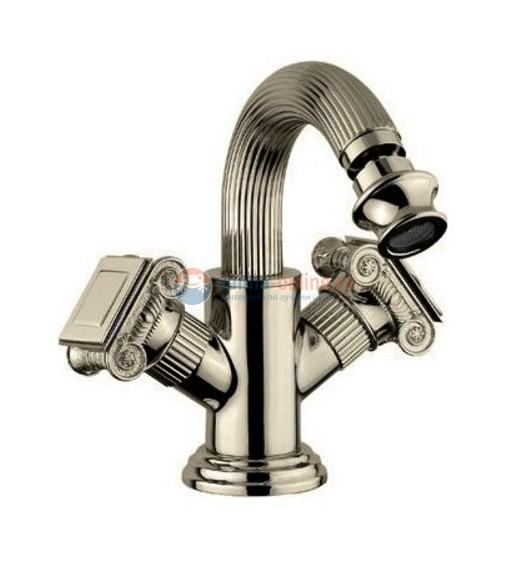 Смеситель Cezares Olimp BS2-02-O цвет бронза, ручки квадратные металл Смеситель Cezares Olimp BS2-02-O цвет бронза, ручки квадратные металл