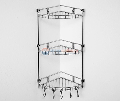 Полка металлическая тройная WasserKRAFT К-1233 Полка металлическая тройная WasserKRAFT К-1233