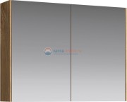 Зеркальный шкаф Aqwella Mobi 80 см, дуб балтийский