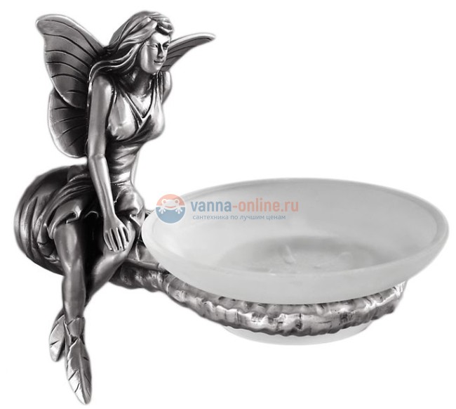 Мыльница Art&Max Fairy AM-0985-T, серебро