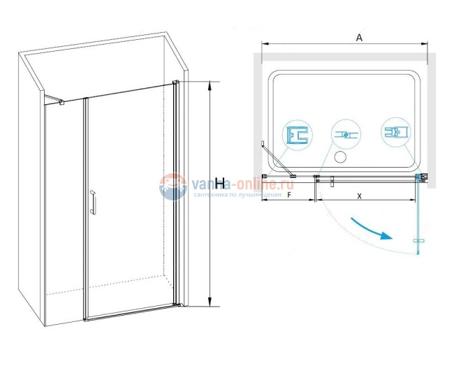 Душевая дверь RGW LE-08, 06120809-11, 90 х 195 см распашная, стекло прозрачное, хром Душевая дверь RGW LE-08, 06120809-11, 90 х 195 см распашная, стекло прозрачное, хром