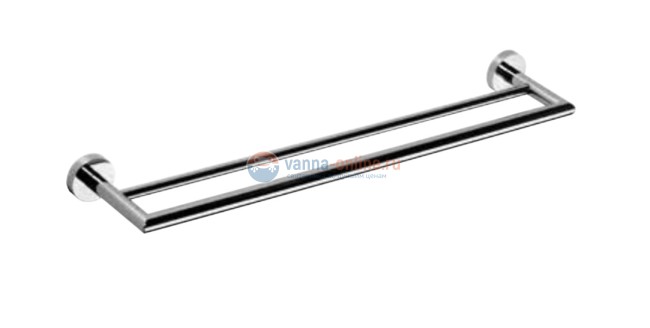 Полотенцедержатель двойной Bemeta Omega 104204272 80 см, хром