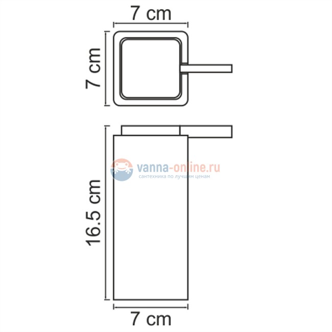 Дозатор для жидкого мыла WasserKRAFT Oder K-9699, 235 ml Дозатор для жидкого мыла WasserKRAFT Oder K-9699, 235 ml