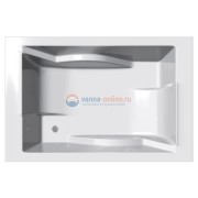 Ванна акриловая Vayer Coral 180 х 120 см