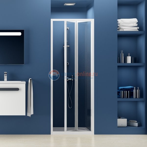 Душевая дверь Ravak Supernova SDZ2-70 01V10100Z1, белый/транспарент