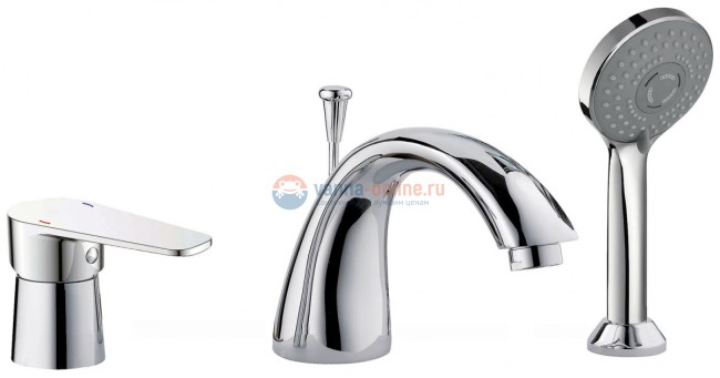 Смеситель Orange Otto M22-333cr на борт ванны Смеситель Orange Otto M22-333cr на борт ванны