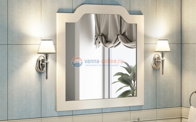 Зеркало Comforty Версаль 90 слоновая кость Зеркало Comforty Версаль 90 слоновая кость