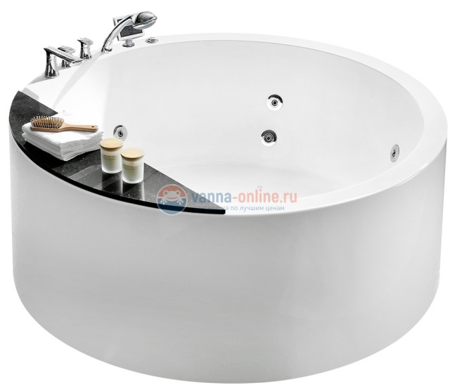 Ванна гидромассажная акриловая Gemy G9230 K, 150 х 150 х 61 см